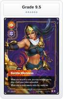Graded - Sivir - Battle Mistress — Grade 9.5 graded overlay