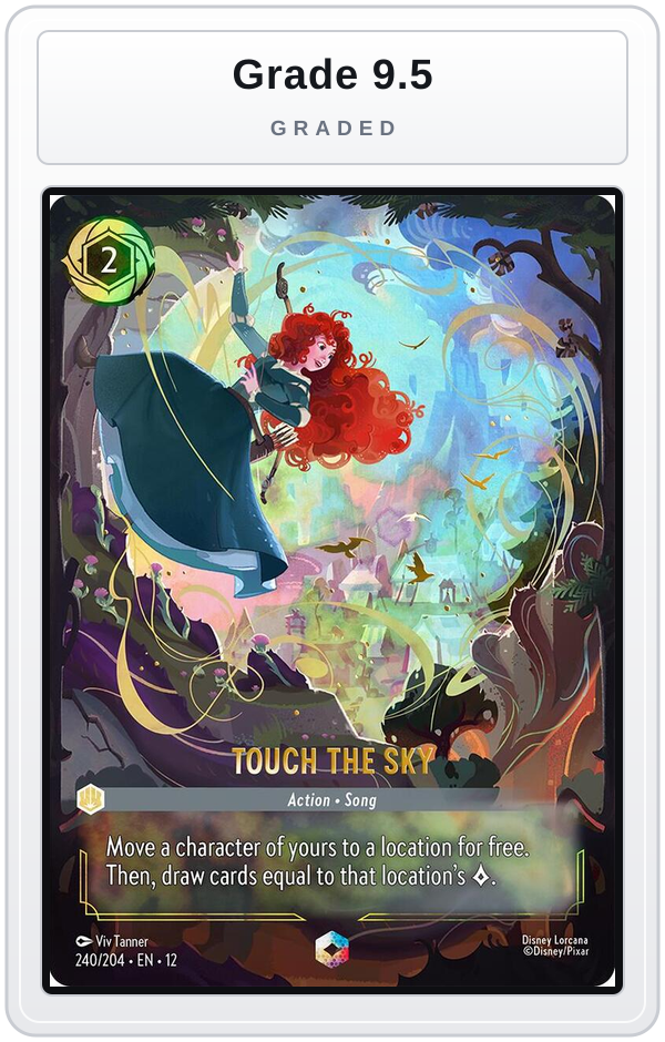Graded - Touch the Sky (Enchanted) — Grade 9.5 graded overlay