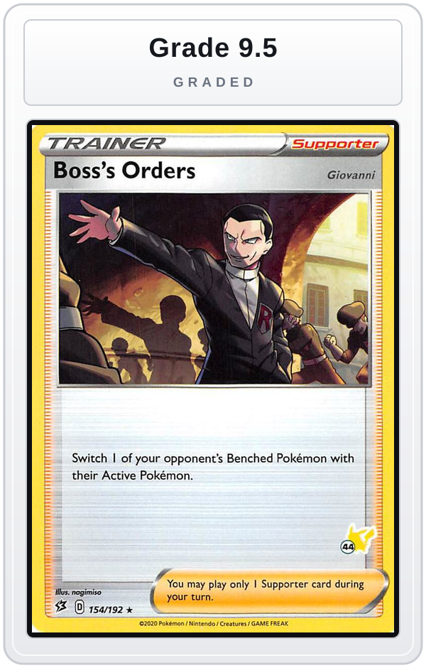 Graded - Boss's Orders - 154/192 (
