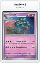 Graded - Golurk — Grade 9.5 graded overlay