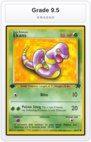Graded - Ekans — Grade 9.5 graded overlay