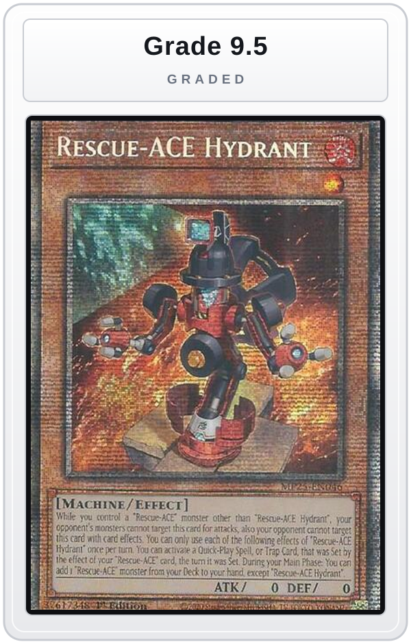 Graded - Rescue-ACE Hydrant — Grade 9.5 graded overlay