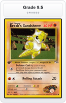 Graded - Brock's Sandshrew (71) — Grade 9.5 graded overlay