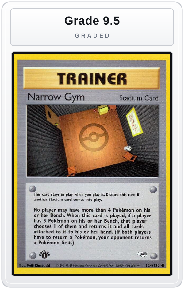 Graded - Narrow Gym — Grade 9.5 graded overlay