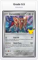 Graded - Zamazenta — Grade 9.5 graded overlay