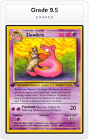 Graded - Slowbro — Grade 9.5 graded overlay