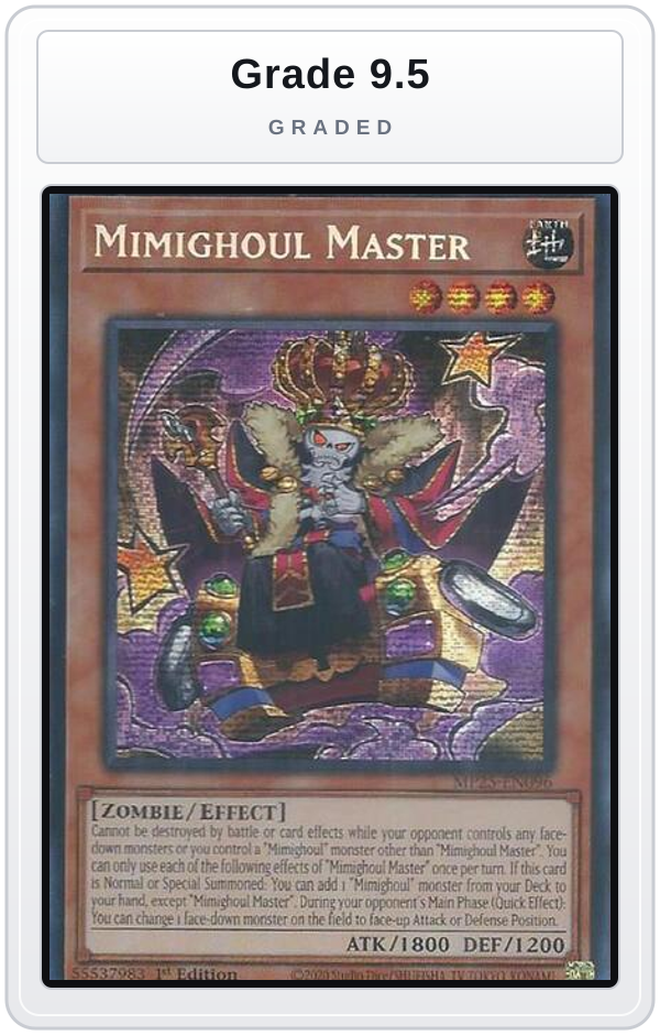 Graded - Mimighoul Master — Grade 9.5 graded overlay