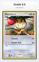 Graded - Meowth — Grade 9.5 graded overlay