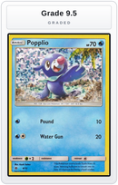 Graded - Popplio - 4/12 — Grade 9.5 graded overlay