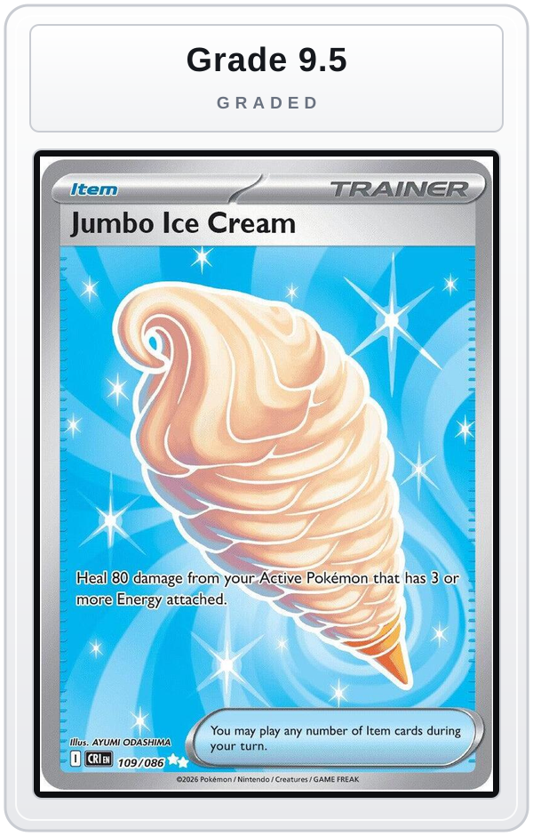 Graded - Jumbo Ice Cream — Grade 9.5 graded overlay