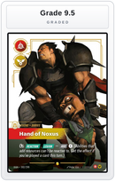 Graded - Darius, Hand of Noxus (Overnumbered) — Grade 9.5 graded overlay