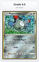 Graded - Magnemite - 8/12 — Grade 9.5 graded overlay