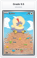 Graded - Rufflet - 154/086 — Grade 9.5 graded overlay