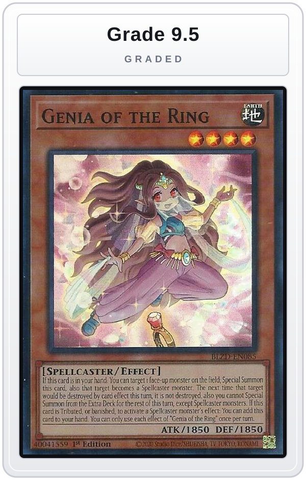 Graded - Genia of the Ring — Grade 9.5 graded overlay