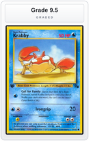 Graded - Krabby — Grade 9.5 graded overlay