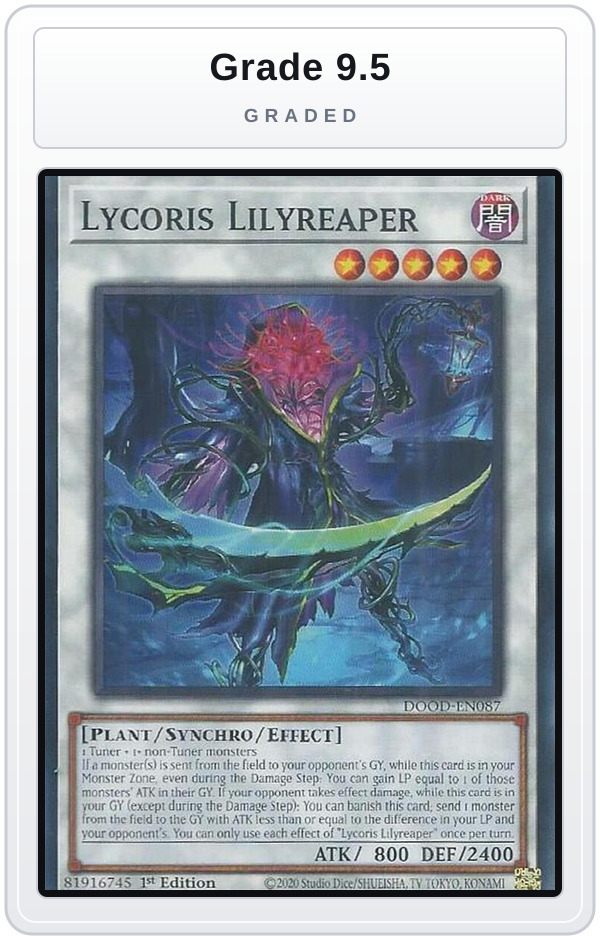 Graded - Lycoris Lilyreaper — Grade 9.5 graded overlay