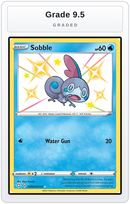Graded - Sobble — Grade 9.5 graded overlay