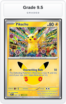 Graded - Pikachu - 040/128 — Grade 9.5 graded overlay
