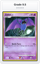 Graded - Zubat — Grade 9.5 graded overlay