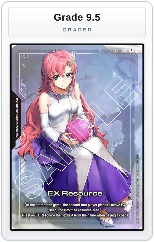 Graded - EX Resource (EXRP-002) (Mobile Suit Gundam SEED) — Grade 9.5 graded overlay