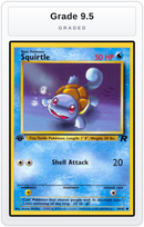 Graded - Squirtle — Grade 9.5 graded overlay