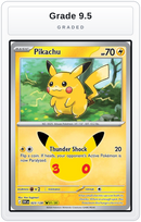 Graded - Pikachu - 023/128 — Grade 9.5 graded overlay