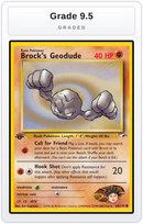 Graded - Brock's Geodude (66) — Grade 9.5 graded overlay
