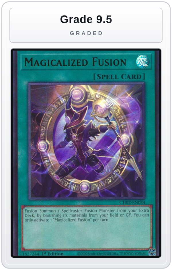 Graded - Magicalized Fusion — Grade 9.5 graded overlay