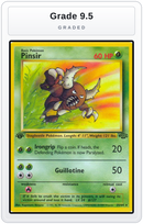 Graded - Pinsir (25) — Grade 9.5 graded overlay