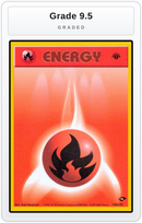 Graded - Fire Energy — Grade 9.5 graded overlay