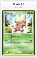 Graded - Pinsir — Grade 9.5 graded overlay