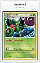 Graded - Roserade — Grade 9.5 graded overlay
