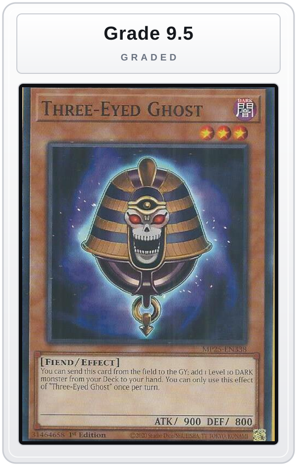 Graded - Three-Eyed Ghost — Grade 9.5 graded overlay