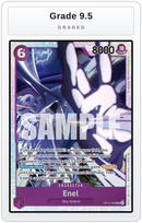 Graded - Enel (OP15-060) — Grade 9.5 graded overlay