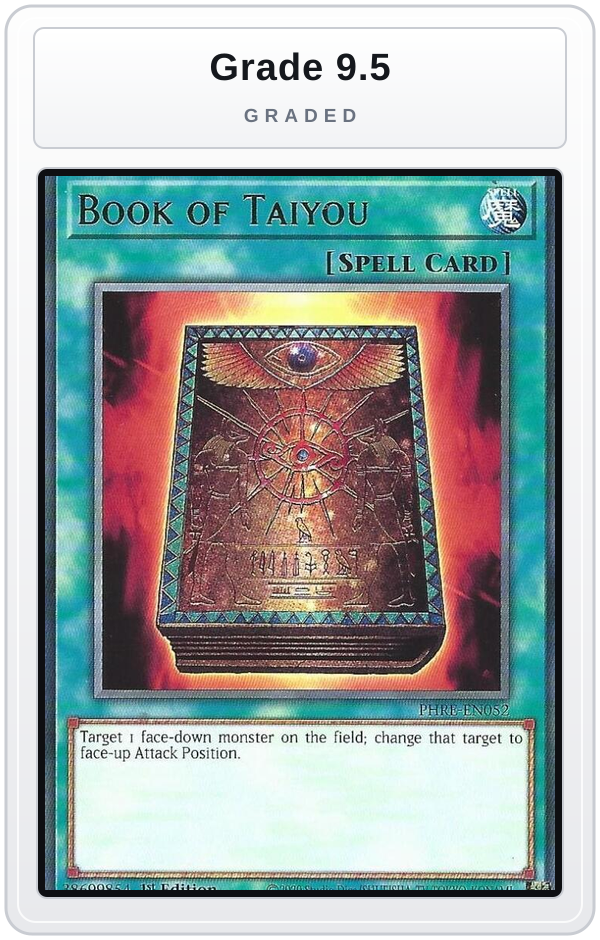 Graded - Book of Taiyou — Grade 9.5 graded overlay