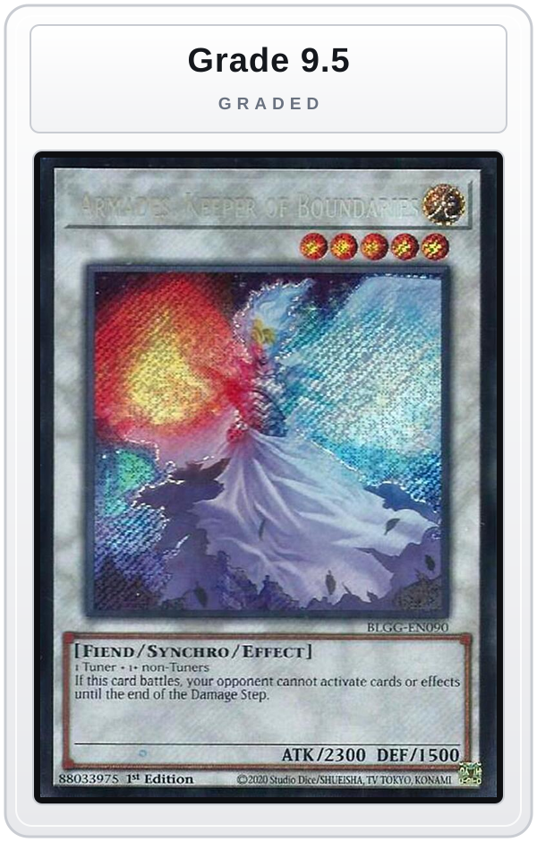 Graded - Armades, Keeper of Boundaries — Grade 9.5 graded overlay