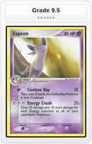 Graded - Espeon — Grade 9.5 graded overlay
