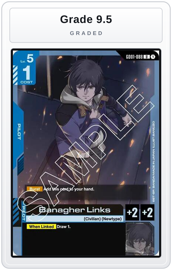 Graded - Banagher Links — Grade 9.5 graded overlay