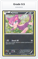 Graded - Purrloin - 9/12 — Grade 9.5 graded overlay