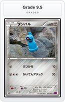 Graded - Beldum — Grade 9.5 graded overlay