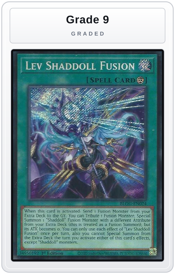 Graded - Lev Shaddoll Fusion — Grade 9 graded overlay