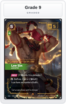 Graded - Lee Sin, Ascetic — Grade 9 graded overlay