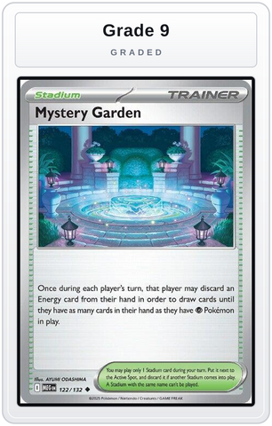 Graded - Mystery Garden - 122/132 — Grade 9 graded overlay