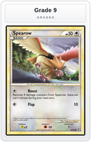 Graded - Spearow — Grade 9 graded overlay