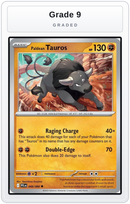 Graded - Paldean Tauros — Grade 9 graded overlay