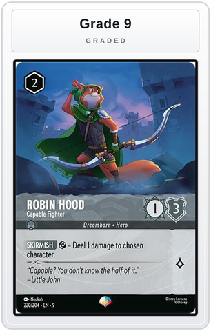 Graded - Robin Hood - Capable Fighter (Epic) — Grade 9 graded overlay