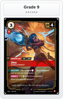 Graded - Jinx, Demolitionist — Grade 9 graded overlay