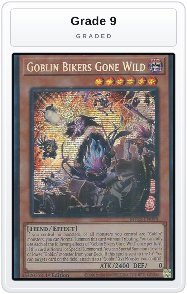 Graded - Goblin Bikers Gone Wild — Grade 9 graded overlay