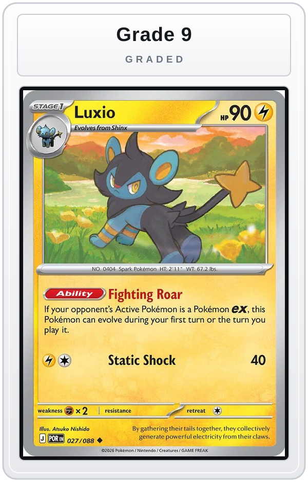 Graded - Luxio — Grade 9 graded overlay