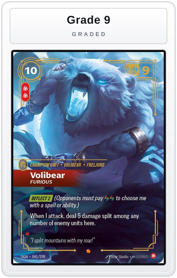 Graded - Volibear, Furious — Grade 9 graded overlay